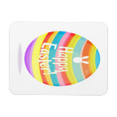 Magnet Flexible Illustration des oeufs de Pâques (Horizontal)