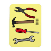 Magnet Flexible Illustration des outils de menuiserie (Vertical)