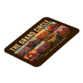 Magnet Flexible Illustration des parcs nationaux et des monuments (Côté Gauche)
