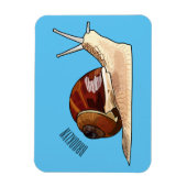 Magnet Flexible Illustration d'escargot (Vertical)