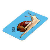 Magnet Flexible Illustration d'escargot (Côté Gauche)