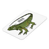 Magnet Flexible Illustration d'Iguana (Côté Gauche)