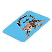 Magnet Flexible Illustration d'ocelot mignon (Côté Gauche)