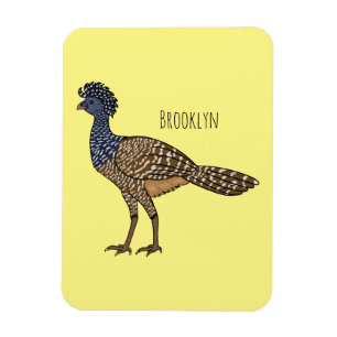 Magnet Flexible Illustration d'oiseau de curassow