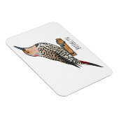 Magnet Flexible Illustration d'oiseau de scintillement du Nord (Côté Droit)