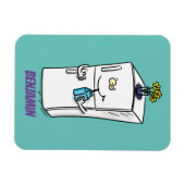 Magnet Flexible Illustration drôle de réfrigérateur (Horizontal)