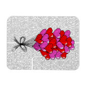 Magnet Flexible Illustration du ballon Saint-Valentin (Horizontal)