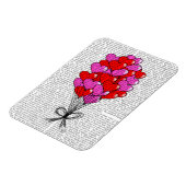 Magnet Flexible Illustration du ballon Saint-Valentin (Côté Gauche)