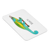 Magnet Flexible Illustration du caméléon de Jackson (Côté Droit)