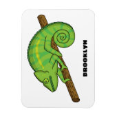 Magnet Flexible Illustration du caméléon de la parson (Vertical)