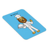 Magnet Flexible Illustration du chef mignon lion (Côté Droit)