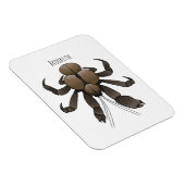 Magnet Flexible Illustration du crabe de coco (Côté Droit)