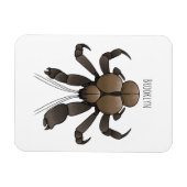 Magnet Flexible Illustration du crabe de coco (Horizontal)