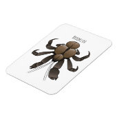 Magnet Flexible Illustration du crabe de coco (Côté Gauche)