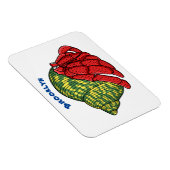 Magnet Flexible Illustration du crabe mignon (Côté Droit)