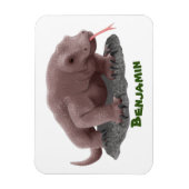 Magnet Flexible Illustration du dragon de Komodo (Vertical)