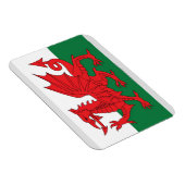 Magnet Flexible Illustration du drapeau national du Pays de Galles (Côté Droit)