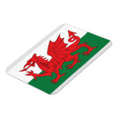 Magnet Flexible Illustration du drapeau national du Pays de Galles (Côté Gauche)