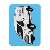 Magnet Flexible Illustration du fourgon de livraison (Vertical)