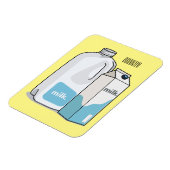 Magnet Flexible Illustration du lait (Côté Gauche)