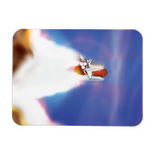 Magnet Flexible Illustration du lancement de la navette spatiale (Horizontal)