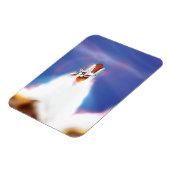 Magnet Flexible Illustration du lancement de la navette spatiale (Côté Gauche)