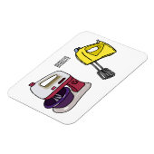 Magnet Flexible Illustration du mixer (Côté Gauche)