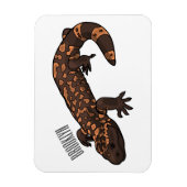 Magnet Flexible Illustration du monstre Gila (Vertical)