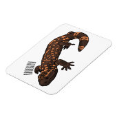 Magnet Flexible Illustration du monstre Gila (Côté Gauche)