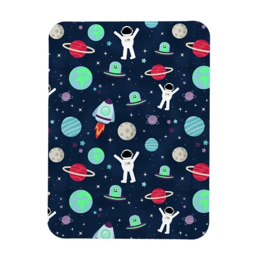 Magnet Flexible Illustration du Motif spatial (Vertical)