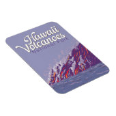 Magnet Flexible Illustration du parc national des volcans d'Hawaii (Côté Droit)
