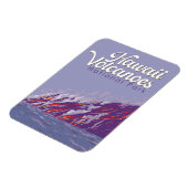 Magnet Flexible Illustration du parc national des volcans d'Hawaii (Côté Gauche)