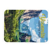 Magnet Flexible Illustration du parc national Yosemite Art de voya (Horizontal)