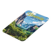 Magnet Flexible Illustration du parc national Yosemite Art de voya (Côté Gauche)
