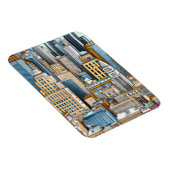 Magnet Flexible Illustration du paysage urbain de New York (Côté Droit)