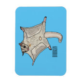 Magnet Flexible Illustration du planeur à sucre (Vertical)