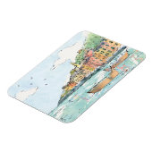 Magnet Flexible Illustration du port de Porofino (Côté Gauche)