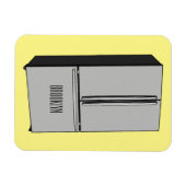 Magnet Flexible Illustration du réfrigérateur de porte française (Horizontal)