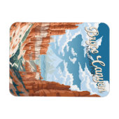 Magnet Flexible Illustration du sentier du parc national Bryce Can (Horizontal)