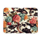 Magnet Flexible Illustration du Terrier de Boston (Horizontal)