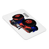 Magnet Flexible Illustration du tracteur (Côté Droit)