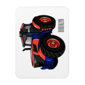 Magnet Flexible Illustration du tracteur (Vertical)