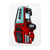 Magnet Flexible Illustration du transport de carburant par camion- (Vertical)