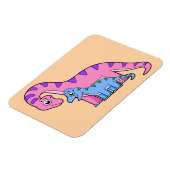 Magnet Flexible Illustration D'Un Brachiosaurus Mère Et Enfant. (Côté Gauche)