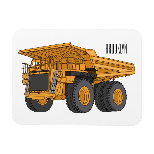 Magnet Flexible Illustration d'un camion à grande échelle (Horizontal)