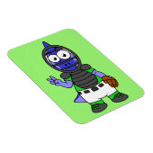 Magnet Flexible Illustration D'Un Capteur De Baseball Parasaurolop (Côté Droit)