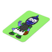 Magnet Flexible Illustration D'Un Capteur De Baseball Parasaurolop (Côté Gauche)