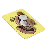 Magnet Flexible Illustration d'un champignon (Côté Droit)