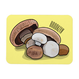Magnet Flexible Illustration d'un champignon