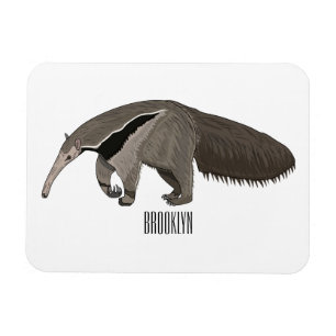 Magnet Flexible Illustration d'un dessin animé d'Anteater